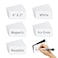 Yamsop Dry Erase Magnetic Labels 4x2 Inch 40 Pieces Reusable Magnetic Dry Erase Labels for Whiteboards Locker School Classroom Office Home