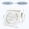 Yeachlaing 2 Round Transparent Thermal Label StickersSelfAdhesive Direct Thermal Labels300 Sheets with Perforation Line in ROLL