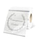 Yeachlaing 2 Round Transparent Thermal Label StickersSelfAdhesive Direct Thermal Labels300 Sheets with Perforation Line in ROLL