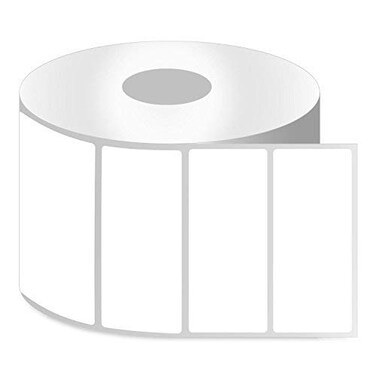 OfficeSmartLabels 4 x 2 Removable Direct Thermal Labels Compatible with Rollo Zebra Desktop Printers and More 1 Core Perforated Water Oil Resistant 4 Rolls 3000 Labels