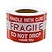 RBHK 4 x 6 Fragile Stickers Handle with Care Warning PackingShipping Labels 500 Permanent Adhesive Labels Per Roll 1 Roll