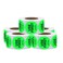 hycodest Hycodest 500 Pcs 15 Use First Stickers Food Service Sticker Food Labels Disposable Lable 5 Rolls Fluorescent Green