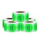 hycodest Hycodest 500 Pcs 15 Use First Stickers Food Service Sticker Food Labels Disposable Lable 5 Rolls Fluorescent Green