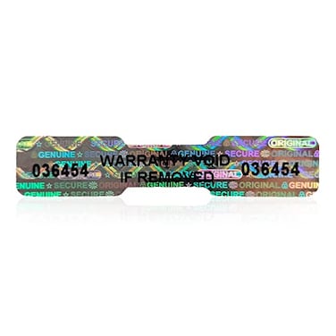 ILMBVM 360pcs Tamper Proof Hologram Stickers Bone Shape Genuine Warranty Void Seal High Security Labels Tamper evident Seal2x04 inch