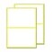 TownStix 4 x 6 Large Labels for Storage Bins Organizing Big White Stick on Adhesive Stickers 60 Pieces