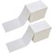 Immuson Fanfold 4 x 6 Direct Thermal Shipping Labels with Perforations 2000 Labels 1000 LabelsStack Permanent Adhesive White Mailing Labels for Zebra Thermal Printer 2 Stacks