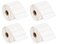 OIXXAF Nextphase Packaging Direct Thermal Labels 3 x 1 Perforated UPC Barcode FBA Address Labels with Premium Adhesive Compatible with Zebra Rollo Label Printers 4 Rolls