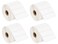 OIXXAF Nextphase Packaging Direct Thermal Labels 3 x 1 Perforated UPC Barcode FBA Address Labels with Premium Adhesive Compatible with Zebra Rollo Label Printers 4 Rolls