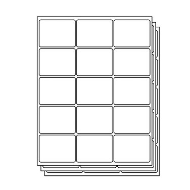 OfficeSmartLabels ID Labels for Inkjet Laser Printers 2 x 258 inch