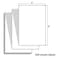 OFFNOVA Thermal Direct Labels Pack of 500 FanFold 4x6 Shipping Labels with Perforation Compatible with Rollo Permanent Adhesive Commercial Grade