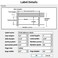 Batrical 1 x 258 Address Labels 1500 Labels Sticker Paper for LaserInk Jet Printer mailing Labels 8511 White 30 per Sheet