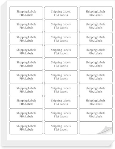 Solar-Power 1 x 258 Shipping Address Labels 900 Count Adhesive Stickers Labels for LaserInkjet Printer 30 per Page Paper 85 x 11 Printable Mailing Labels
