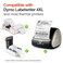 Fangtek 2 Rolls 440 Labels 4x 6 Postage Thermal Shipping Labels 4x6 Thermal Labels Roll Compatible with Dymo 4XL 1744907 LabelWriter