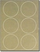 Desktop Publishing 3 13 Round Gold Foil Labels for Laser Printers 10 Sheets 60 Labels