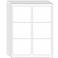MPRT 313 x 4 Shipping Address Labels 600 Label Stickers Paper for LaserInkjet Printer 6 per Page Printable Mailing Labels FBA Box Labels Matte 100 Sheets