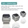 LabelChoice 4 Rolls 450 Labels 4x6 3Proof Direct Thermal Shipping Labels Used with Zebra 2844 ZP450 ZP505 ZP500 GK420D GX420 Rollo MUNBYN 1 Core Permanent Adhesive Sticker Label Made for FedEx UPS