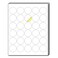 TownStix 40 Sheets 15 inch Round Circle Labels White Printable Stickers for LaserInkjet Printers 85 x 11 inch Letter Sheets