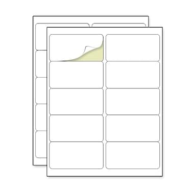 TownStix 40 Sheets 2 x 4 Printable Labels Stickers Mailing Address Labels for LaserInkjet Printers