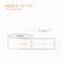 Labelebal 4200 Pcs 3Proof 1 Core 12 Rolls 214 x 4 Direct Thermal Label Multipurpose Shipping Address Mailing Barcodes Labels Compatible for Zebra 2844 Rollo Desktop Label Printer