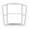 EcoSwift 70 Half Sheet Shipping Mailing Labels 85 x 55 inches Self Adhesive Blank White for Ebay PayPal USPS FedEx UPS Laser Inkjet Printer