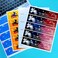 ILKPAPIE 75 Labels 28 Printable Glossy White Water Bottle Labels Waterproof Vinyl Stickers Blank Wraparound Rectangle Sheet for InkjetLaser Printer