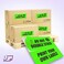 NextDayLabels 812 x 11 Neon Color High Light Fluorescent Labels for Laser Inkjet Printer Green Fluorescent 414 x 11 2 Per Page 50 Labels