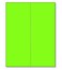 NextDayLabels 812 x 11 Neon Color High Light Fluorescent Labels for Laser Inkjet Printer Green Fluorescent 414 x 11 2 Per Page 50 Labels