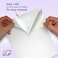 NextDayLabels 85 x 11 Full Sheet Labels Blank White Matte Permanent Adhesive Sticker Labels for LaserInk Jet Printer 50 Sheets