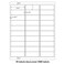 9527 Product 30 up 1 x 258 Sticker Labels Shipping Address Labels SKU Labels for LaserInk Jet Printer100 SheetsTotal 3000 Labels