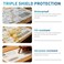 9527 Product 4x6 Direct Thermal Shipping Labels for Zebra 2844 ZP450 ZP500 ZP505Blank450 LabelsRoll 1 Core 12 Rolls
