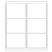 9527 Product 6 up 313 x 4 Sticker Labels Shipping Address Labels for Laser Inkjet Printers 100 Sheets Total 600 Labels
