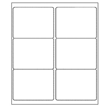 9527 Product 6 up 313 x 4 Sticker Labels Shipping Address Labels for Laser Inkjet Printers 100 Sheets Total 600 Labels