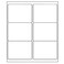 9527 Product 6 up 313 x 4 Sticker Labels Shipping Address Labels for Laser Inkjet Printers 100 Sheets Total 600 Labels
