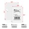 9527 Product 85 x 55 Half Sheet Self Adhesive Shipping Labels for Laser Inkjet Printers Easy to Peel Label 100 Sheet 85 x 11 Address Labels 2 Labels per Sheet 200 Labels