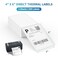 9527 Product Fanfold 4 x 6 Direct Thermal Labels White Perforated Shipping Labels 500pcs per Stack1 Stack