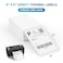 9527 Product Fanfold 4 x 6 Direct Thermal Labels White Perforated Shipping Labels 500pcs per Stack1 Stack