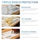 9527 Product Fanfold 4 x 6 Direct Thermal Labels White Perforated Shipping Labels 500pcs per Stack1 Stack