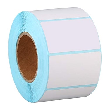 AIEX 800 Pieces Self Adhesive Label Sticker Blank Rectangle Mailing Address Thermal Label On Roll Note Mark for Office Kitchen Inkjet Printer 5x3cm197x118