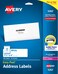 Avery Easy Peel Printable Address Labels with Sure Feed 113 x 4 White 350 Blank Mailing Labels 05262