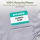 Avery EcoFriendly Recycled Name Tags 213 x 338 White Removable Adhesive 160 Printable Name Badges 42395