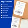 Avery Full Sheet Printable Shipping Labels 85 x 11 White 250 Blank Mailing Labels Great for Packages Product Merchandising Organization and More 95920