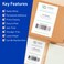Avery Full Sheet Printable Shipping Labels 85 x 11 White 250 Blank Mailing Labels Great for Packages Product Merchandising Organization and More 95920