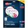 Avery Printable FullFace CD Labels Matte White Permanent Adhesive LaserInkjet Printable 40 Disc 80 Spine Labels Ideal for CDs DVDs PC Discs Media Projects More 8960