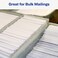 Avery White Computer Labels 1716 x 4 Dot Matrix and PinFeed Printer Compatible 5000 Total 4014