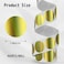 BESTIKER 2 Inch Circle Holographic Thermal Sticker Labels Gold 400pcs Printable Round Thermal Printer Stickers Waterproof SelfAdhesive Labels for Small Business Logo DesignThanks Card