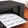 Desktop Publishing Blank Printable Adhesive Name Tag Stickers 3 38 x 2 13 InkjetLaser Compatible 8 per Sheet 10 Sheets 80 Total Adhesive Name Tag Labels White Matte Finish