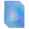 Bleidruck Printable Sparkle Holographic Sticker Paper 20 Sheets 85x11 Inch Waterproof Glitter Vinyl Sticker Paper Quick Dry for InkjetLaser Printer