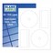 Blank Labels CDDVD Label Full Face Qty 200 Disc 400 Spine 100 Sheets Total Permanent White Matte Inkjet Laser Compatible Customizable Printable Blank Label