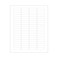 ChromaLabel 050 x 175 Inch Printable Labels Compatible with Laser and Inkjet Printers 2000 Stickers per Pack 25 Sheets White