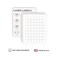 ChromaLabel 1 x 1 Inch Printable Labels White Custom Stickers Printable Sticker Paper Permanent Adhesive Label Sheets 63 Label Sticker per Sheet